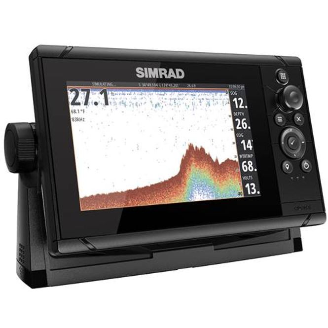 Hovedbilde Simrad Cruise 7 med basiskart og 83/200 svinger