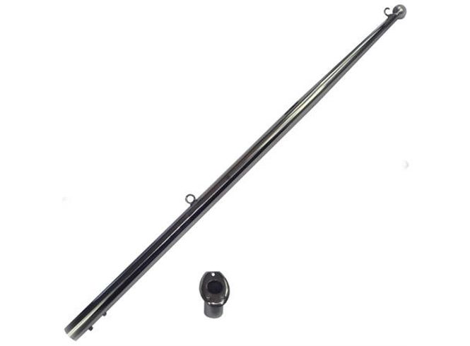 Hovedbilde Flaggstang m/holder Syrefast 316, 75 cm