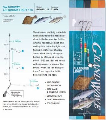 Daiwa Grandwave Norway Allround Light 1/0