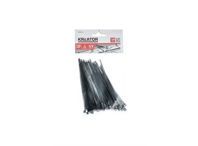 Strips Sorte Uv bestandig 120x5mm 100pk