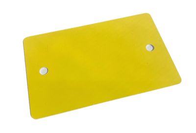 Teinemerker gult plastkort