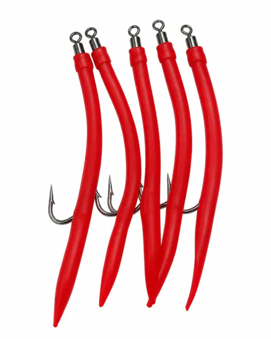 Hovedbilde Jamas Rustfri Gummimakk 10/0 Rød - 5pk